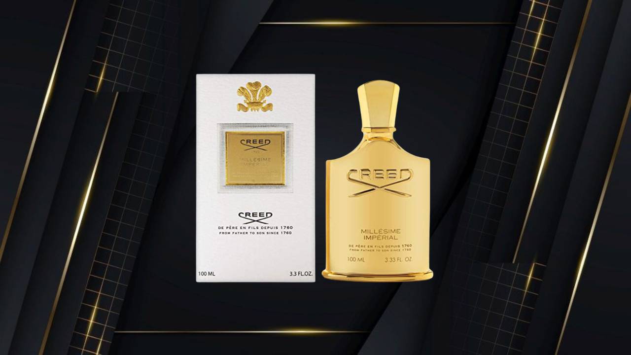 Creed Millésime Imperial: Com vidro dourado, este perfume feito a mão é um dos mais caros do mercado