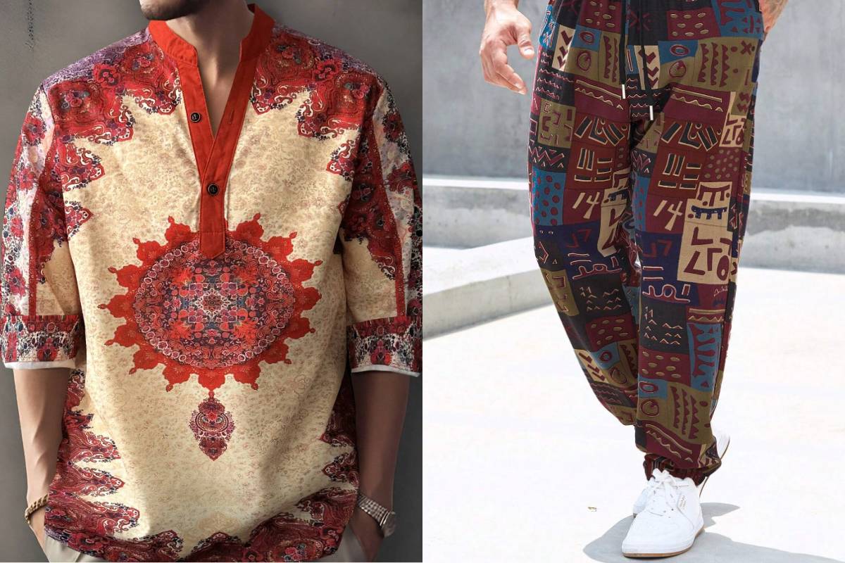 7 roupas Boho da Shein pra homens que querem um visual alternativo