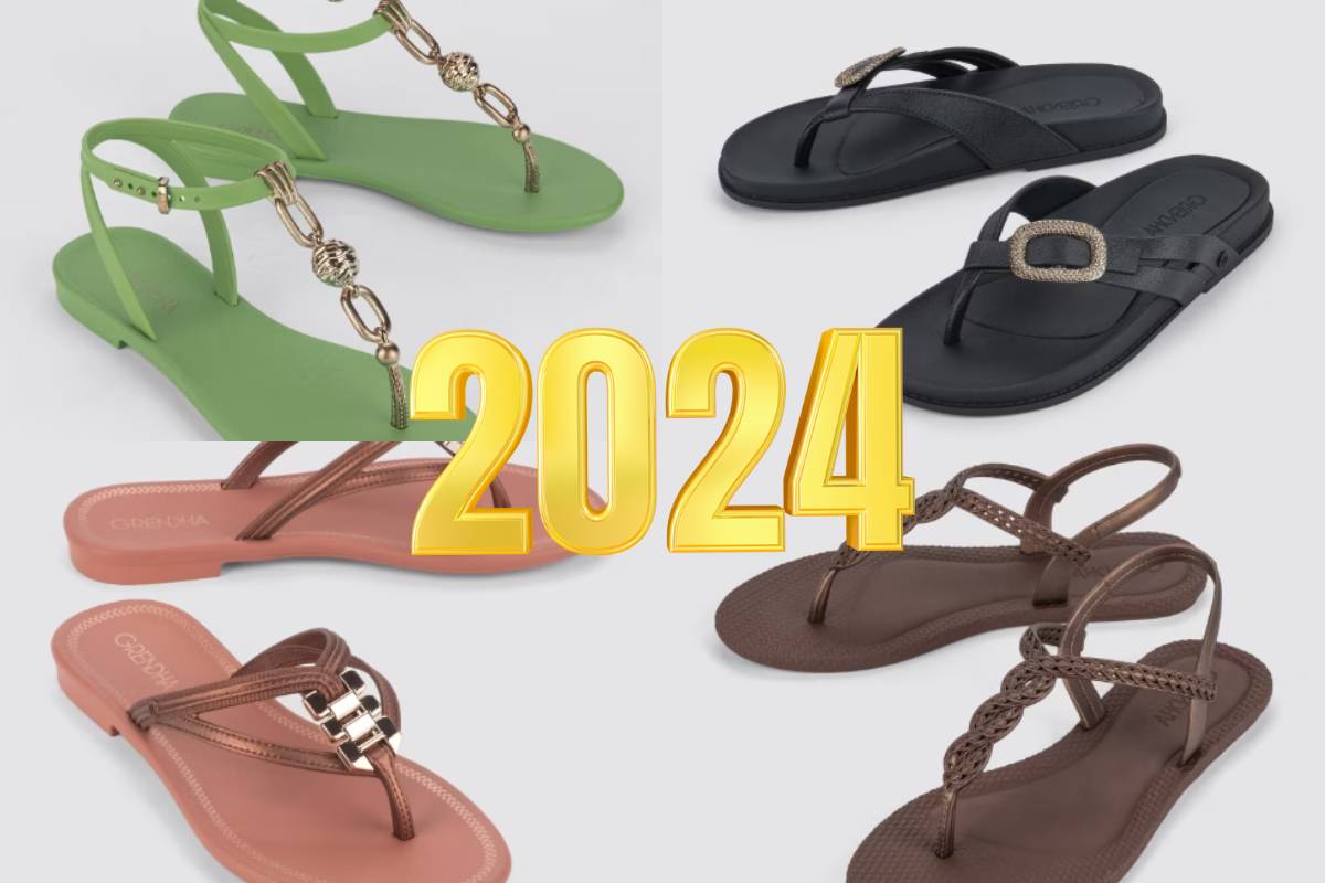As Sandálias da Nova Coleção Grendha 2024, a partir de R$ 19,99