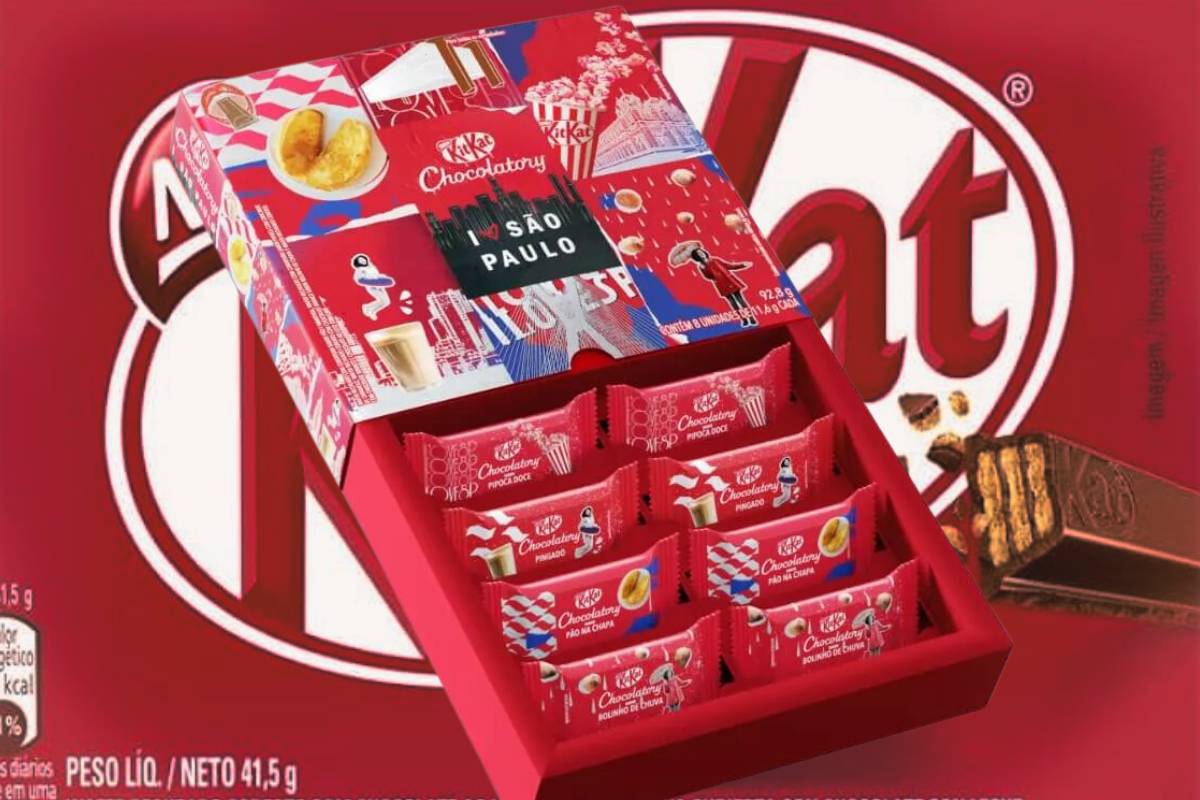 Com sabores exóticos, Nestlé inaugura novas lojas de KitKat no Brasil
