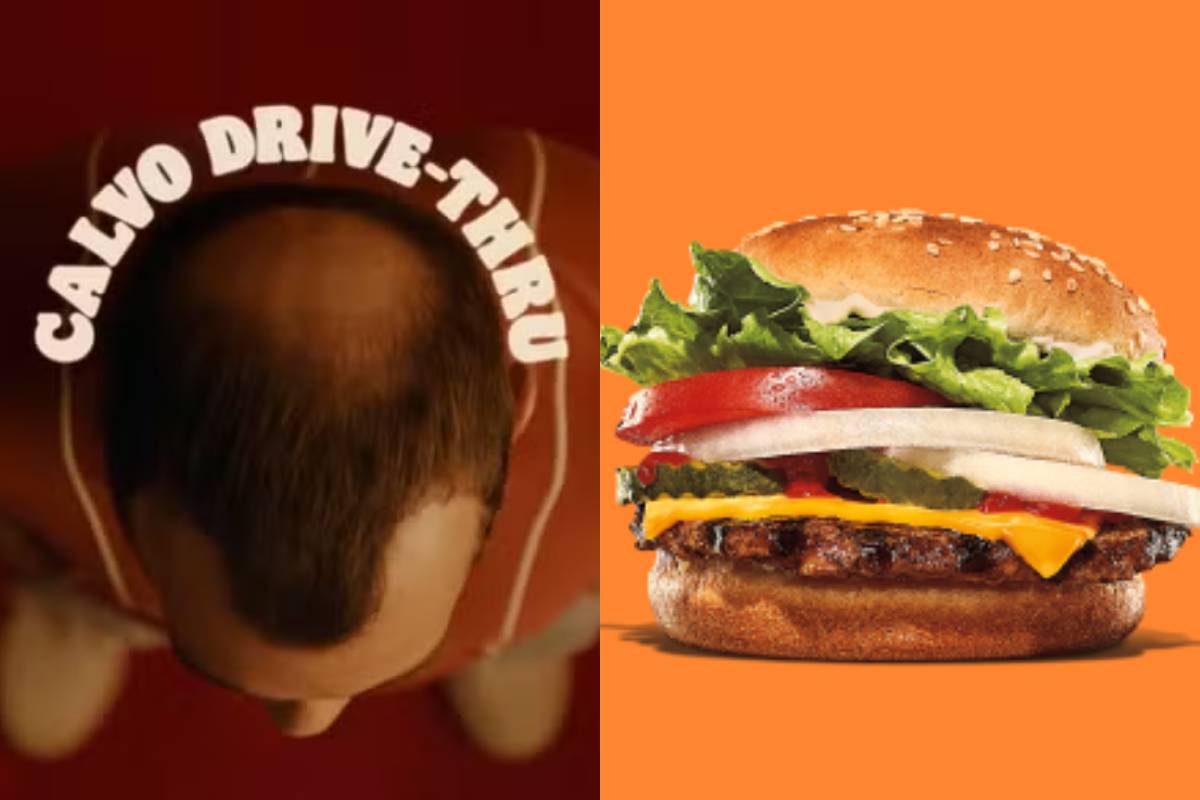Calvo Drive-Thru Burger King está dando Whopper grátis para Calvos (sim, é verdade)