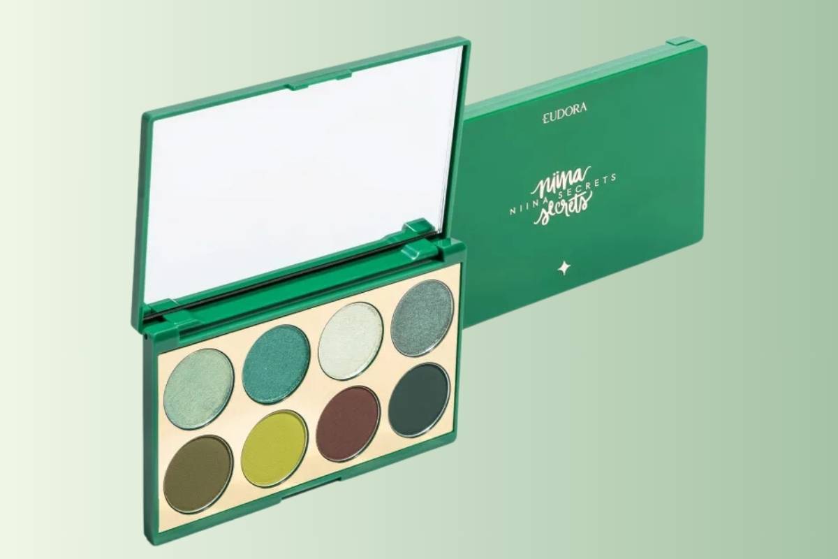 Eudora lança nova Palette de Cores da linha _Niina Secrets_, com 8 tons de verde