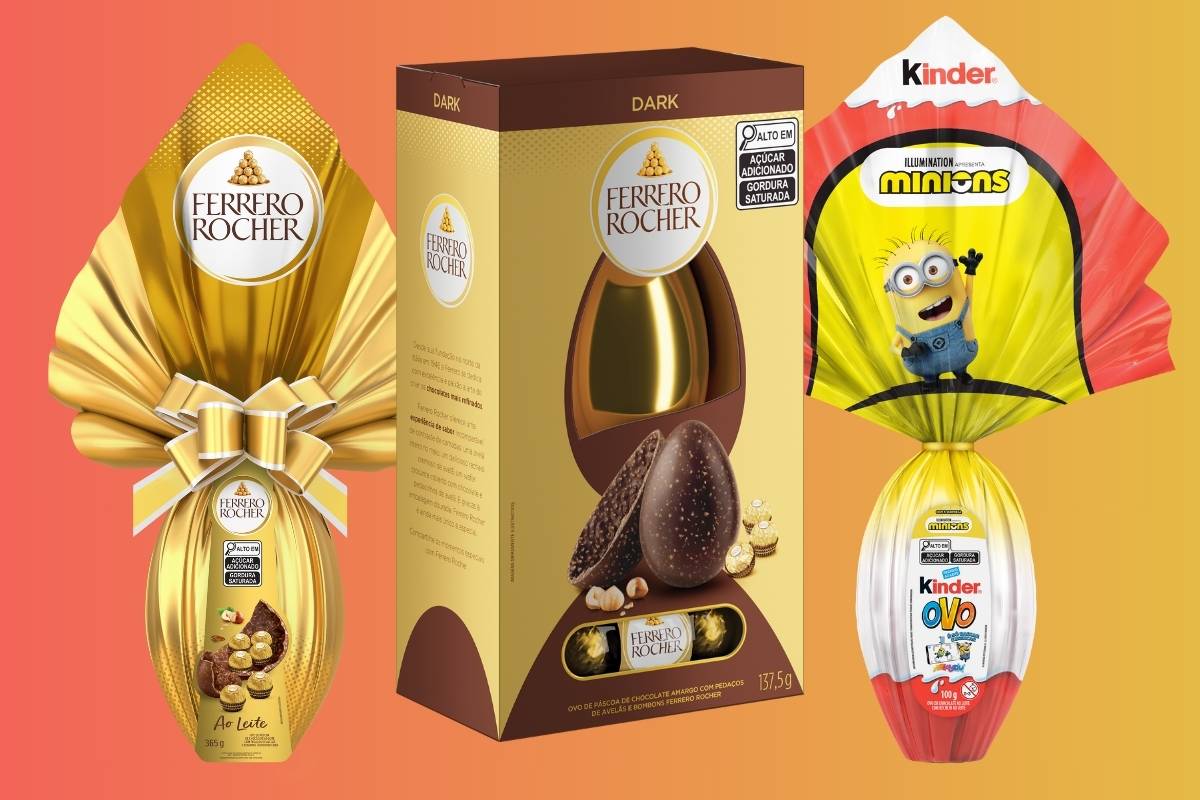 Os novos Ovos de Páscoa da Ferrero Rocher, a partir de R$59,99