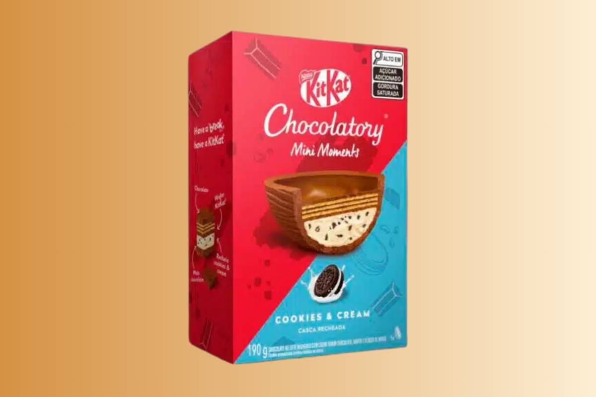 Você viu o novo Ovo de Páscoa de KitKat Mini Moments Cookies & Cream