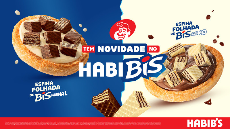 HabiBIS nova parceria traz esfihas do Habib's folheadas em Bis