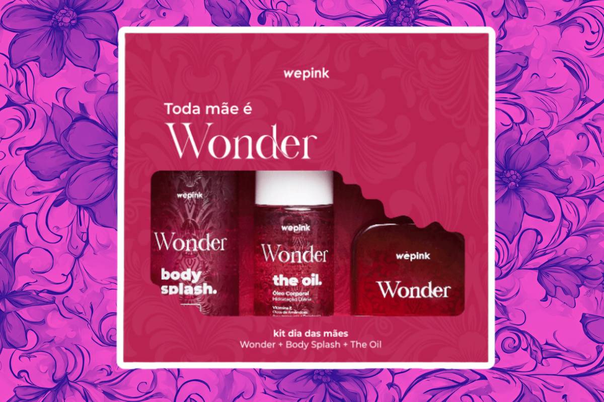 Novo Kit de Dia das Mães da WePink está à venda por menos de R$200