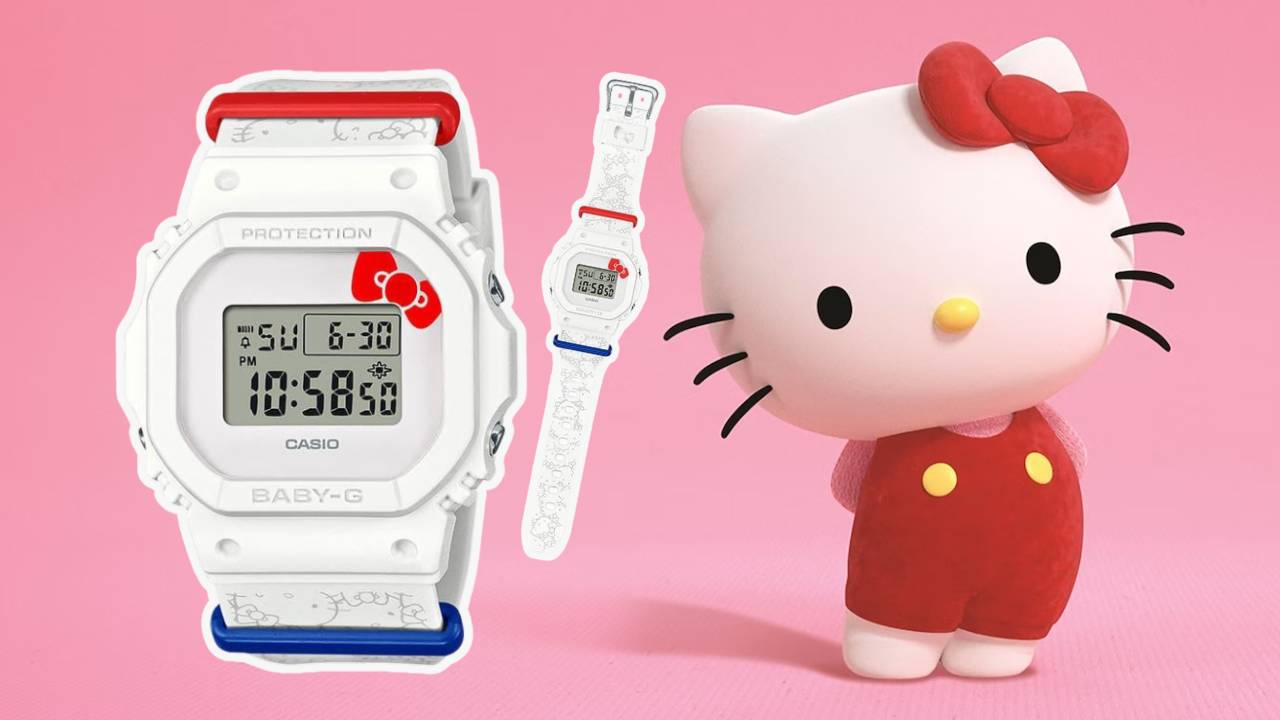 O novo relógio da CASIO para celebrar os 50 anos da Hello Kitty
